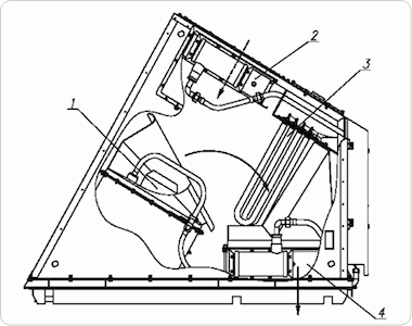 Устройство подогрева и вентиляции двигательного отсека ГПА-Ц-16